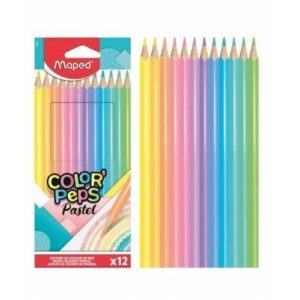 Boite de 12 Crayons de Couleur Color'peps