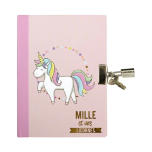 Journal Intime avec Cadenas - Licorne