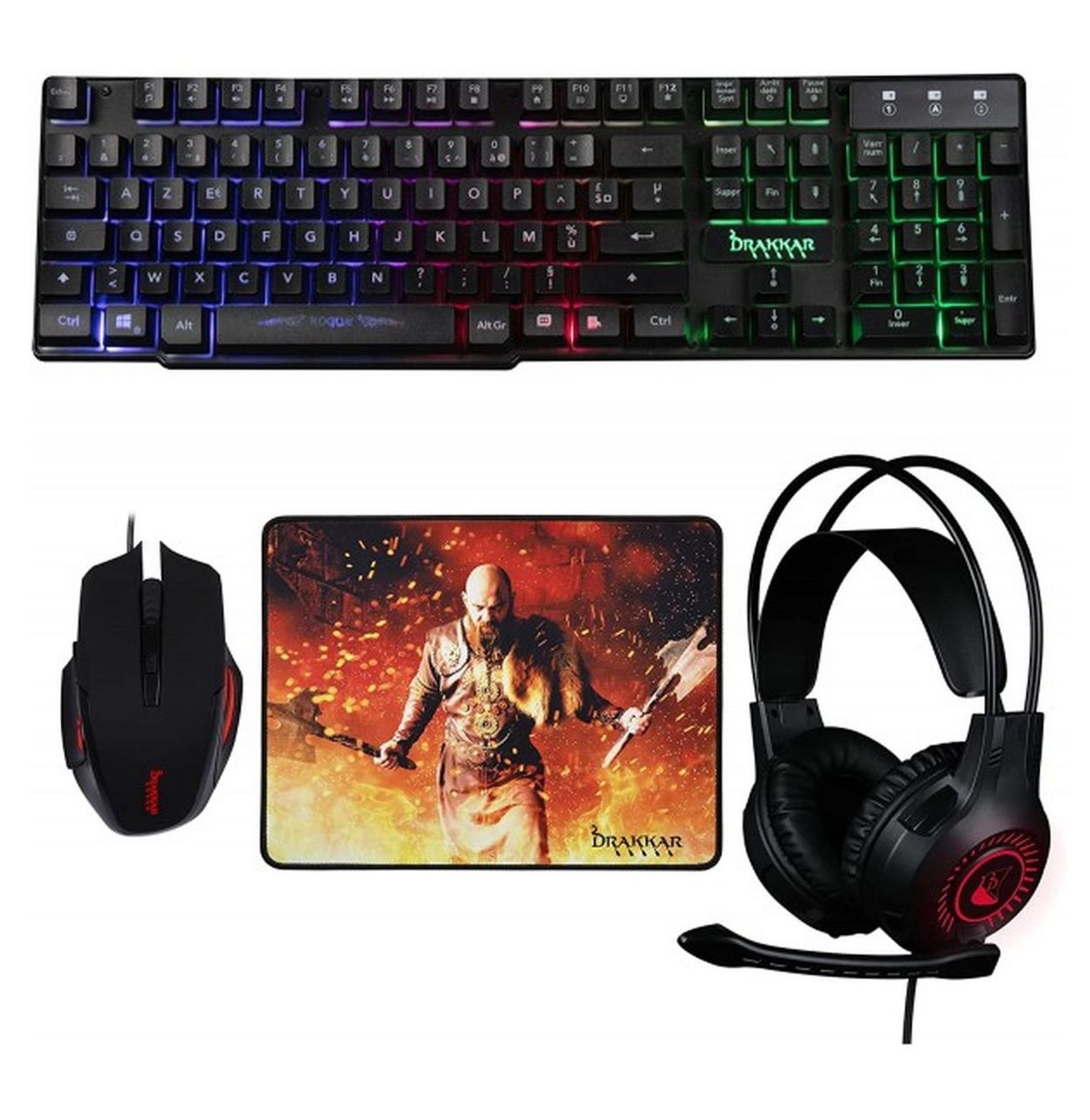 Pack Drakkak Rogue 4 en 1