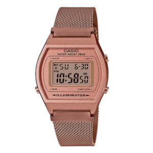 Montre Vintage avec alarme digitale - Rose Gold