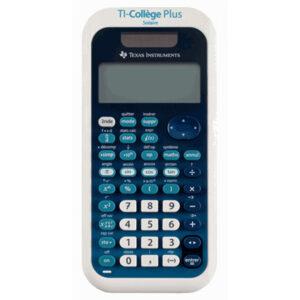 Calculatrice Scientifique TI-COLLEGE PLUS SOLAIRE - Bleu