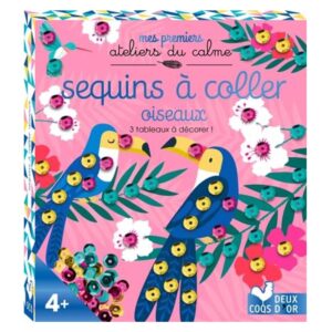 Coffret - Sequins à coller Mini boîte + Accessoires