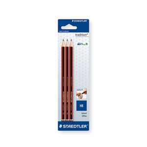 Crayon à Papier Staedtler Tradition Blister 3 Crayons Graphite Hb