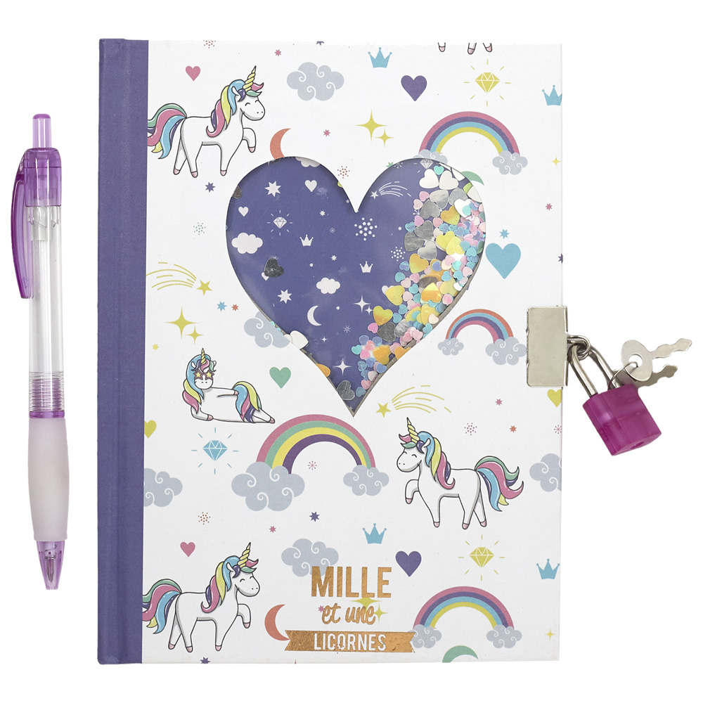 Carnet Secret + Stylo Licorne