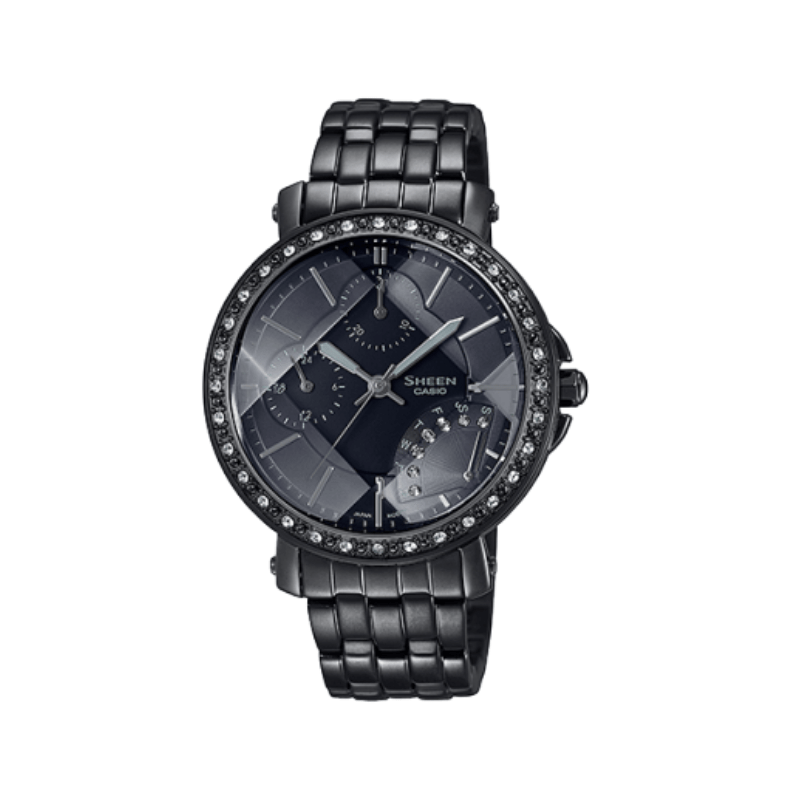 Montre pour femmes Sheen avec bracelet en acier inoxydable SHN-3011BB-1ADF - Noire