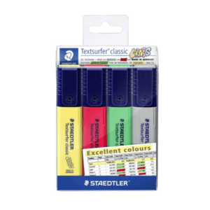 Set de 4 surligneurs Textsurfer Classic Excellent colours