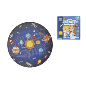 Puzzle rond Système solaire - 100 pièces