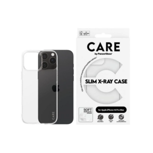 Coque tendance Care X-Ray Soft pour iPhone 16 Pro Max - Transparente