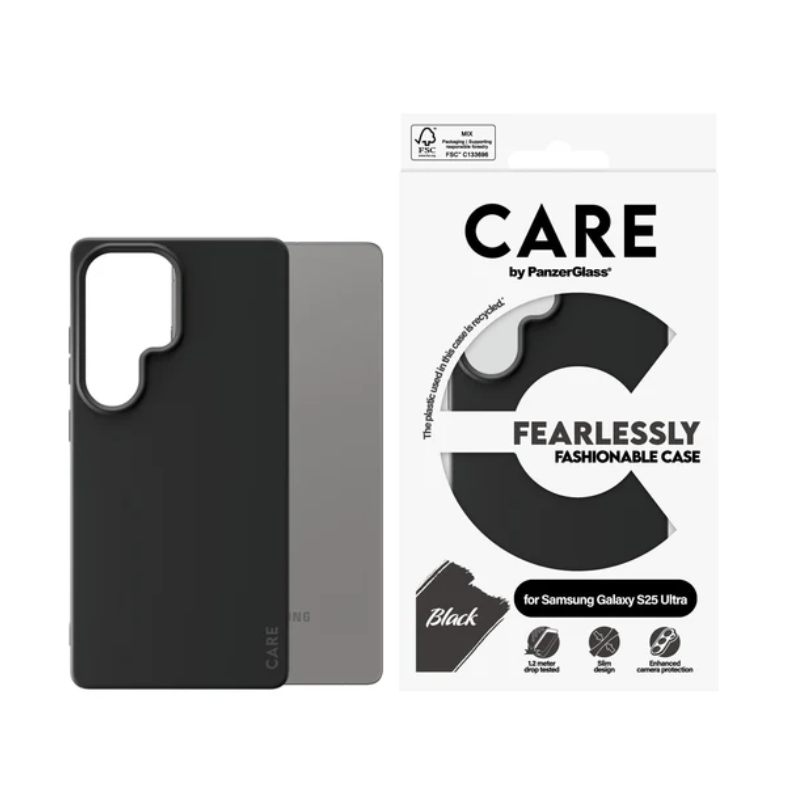 Coque tendance Care pour Samsung Galaxy S25 Ultra - Noire