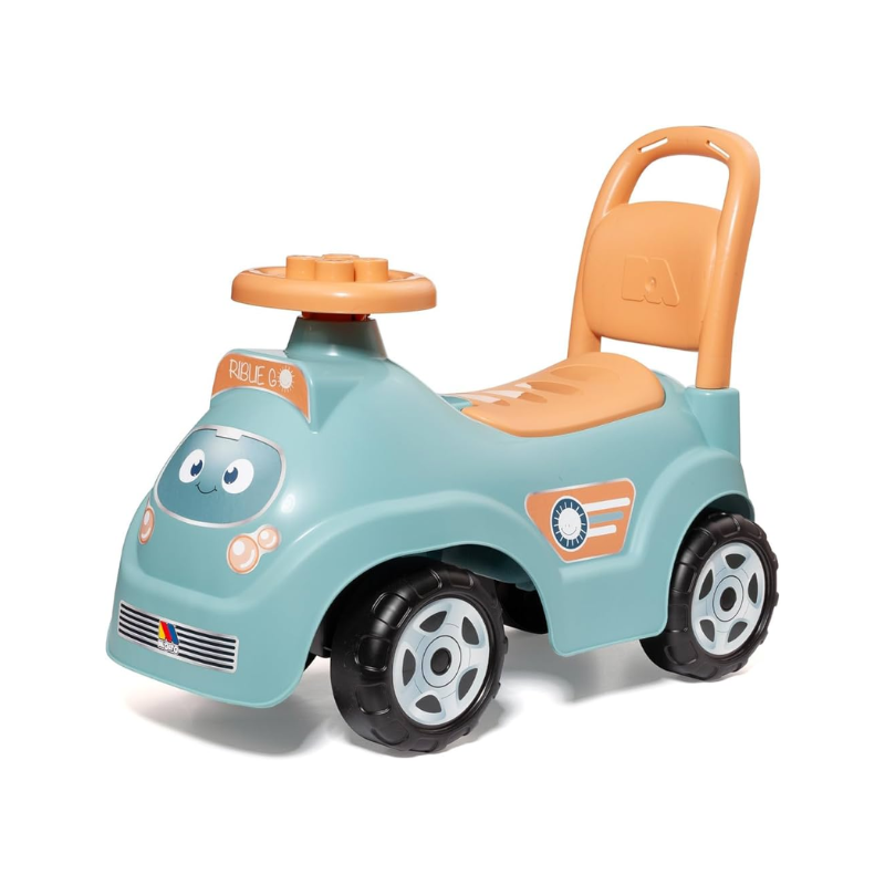 Porteur avec 10 blocs - Bleu